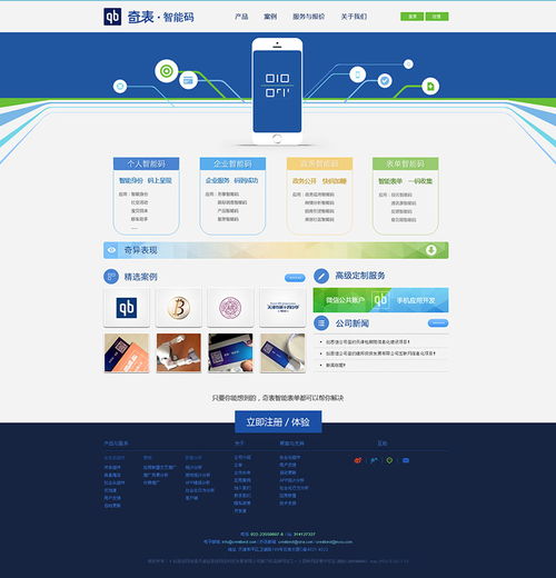 奇表智能碼 天津網站建設 天津網站制作